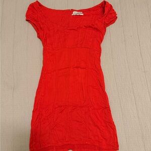 Urban Outfitters Bold Red Dress